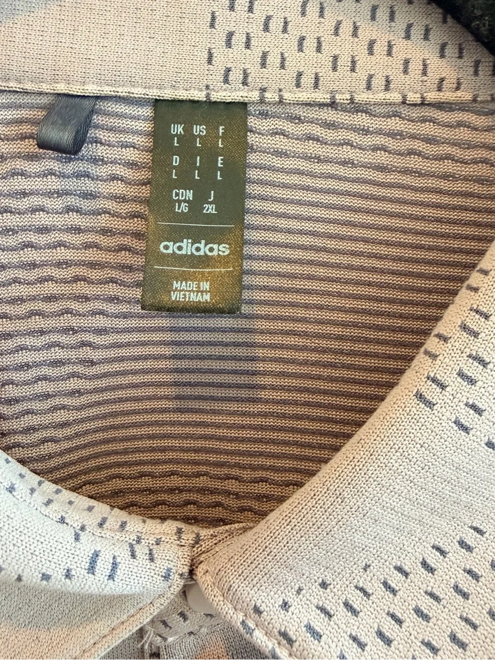 adidas Lavender Short-Sleeve Performance Polo